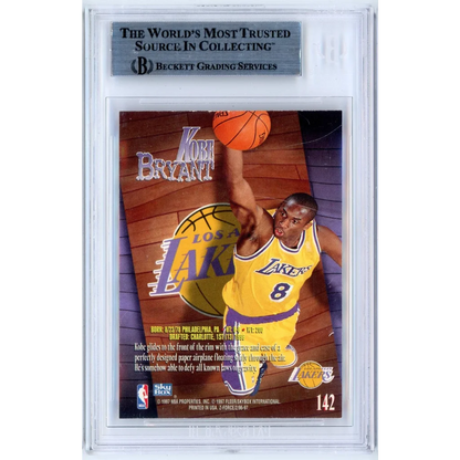 Graded 1996-97 Z Force Kobe Bryant 142 Rookie RC Basketball Card BGS 9 Mint | BGS 9 Mint Graded Rookie Card | vintageantiquesgifts.com