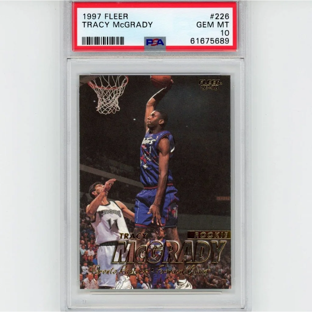Graded 1997-98 Fleer Tracy McGrady #226 Rookie Card PSA 10 Gem Mint