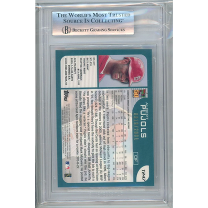PSA graded 2001 Topps Traded Gold Albert Pujols rookie baseball card for sale