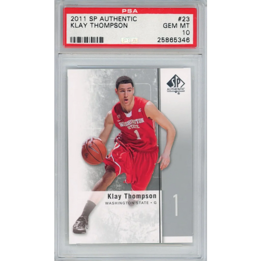 PSA graded 2011 Klay Thompson basketball card for sale