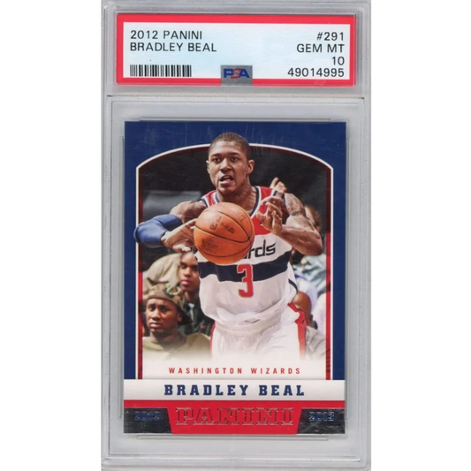 Graded 2012-13 Panini Bradley Beal #291 Rookie RC Basketball Card PSA 10 Gem Mint | Hall of Fame Sports Memorabilia | vintageantiquesgifts.com