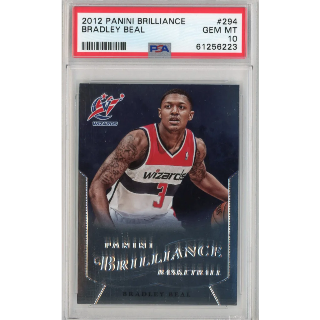 Graded 2012-13 Panini Brilliance Bradley Beal #294 Rookie RC Basketball Card PSA 10 Gem Mint | Hall of Fame Sports Memorabilia | vintageantiquesgifts.com
