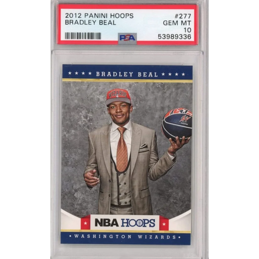 PSA Graded Bradley Beal 2012 Panini Prizm Rookie Card in Treasure box