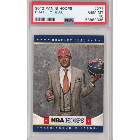 PSA Graded Bradley Beal 2012 Panini Prizm Rookie Card in Treasure box