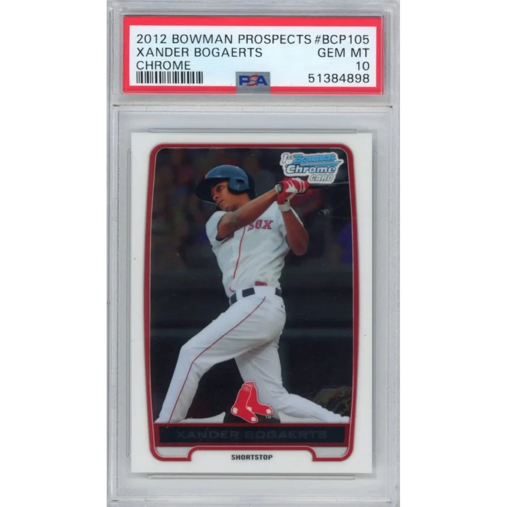 Graded 2012 Bowman Chrome Xander Bogaerts Rookie PSA 10 Gem Mint