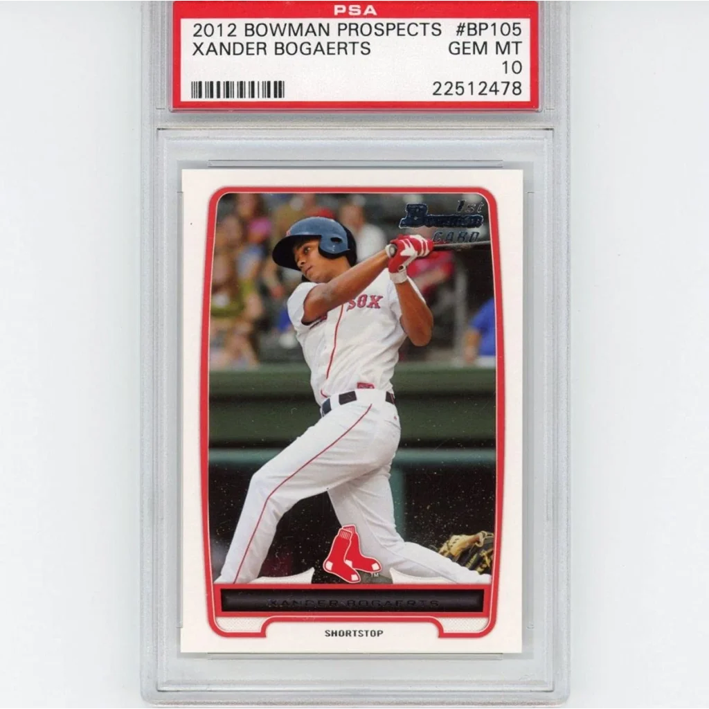 Graded 2012 Bowman Prospects Xander Bogaerts Rookie PSA 10 Gem Mint