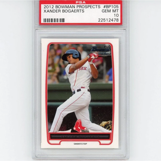 Graded 2012 Bowman Prospects Xander Bogaerts Rookie PSA 10 Gem Mint