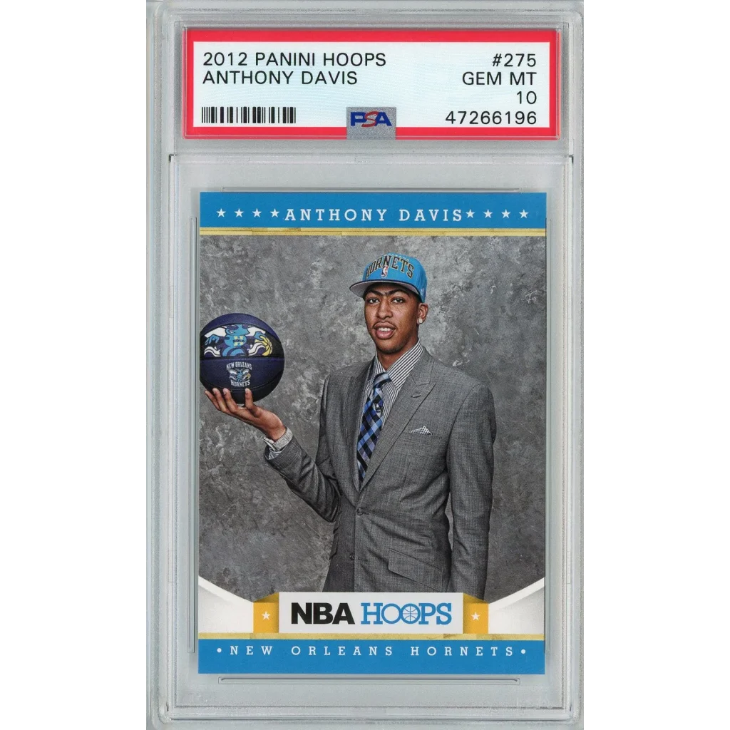 Graded PSA 10 Gem Mint 2012 Panini Hoops Anthony Davis #275 Rookie Card