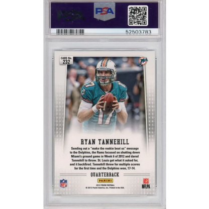 Graded PSA 10 2012 Panini Prizm Ryan Tannehill Rookie Dolphins Card