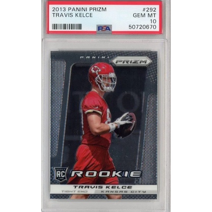 Graded 2013 Panini Prizm Travis Kelce #292 Rookie RC PSA 10 Gem Mint