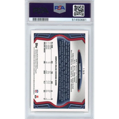 Graded PSA 10 DeAndre Hopkins 2013 Topps Rookie Card Gem Mint Perfection