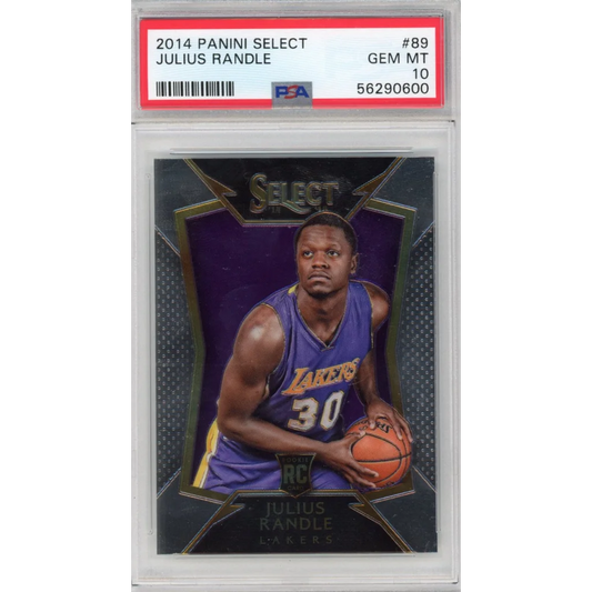 PSA Graded Julius Randle 2014 Panini Select Rookie Card basketball card