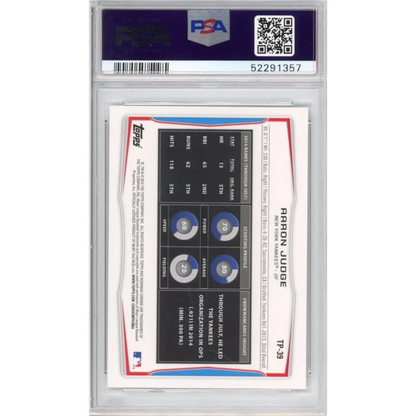 PSA graded 2019 Topps baseball card from Bowman collection