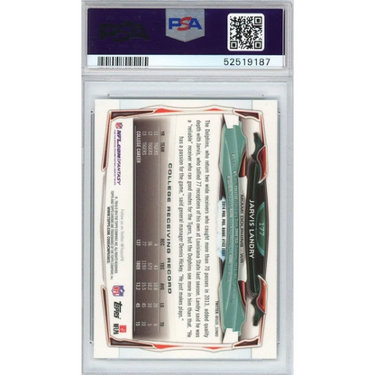 Graded 2015 Topps Chrome Jarvis Landry Rookie PSA 10 Gem Mint Slab 52519187