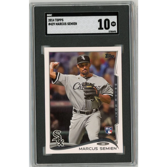 2014 Topps Marcus Semien baseball card graded PSA SGC 10 gem mint card