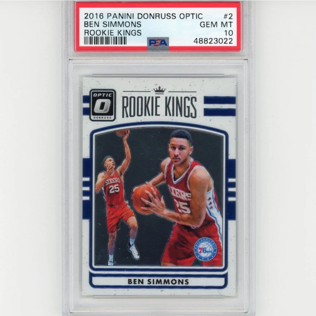 PSA 10 Gem Mint 2016 Panini Donruss Optic Ben Simmons Rookie Kings Card