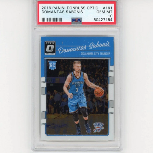 Graded PSA 10 Gem Mint 2016-17 Panini Donruss Optic Sabonis Rookie Card