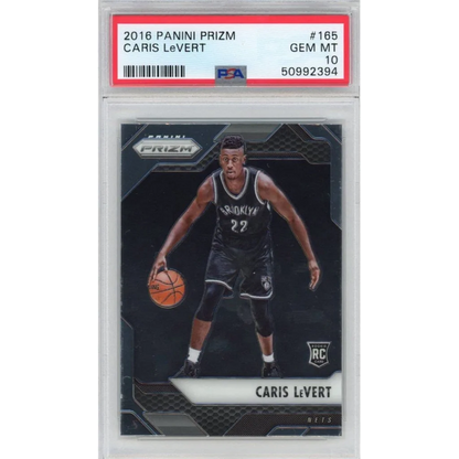 Graded PSA 10 2016-17 Panini Prizm Caris LeVert #165 Rookie Nets RC