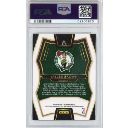Graded 2016-17 Panini Select Jaylen Brown #174 Premier Rookie RC Basketball Card PSA 10 Gem Mint | PSA 10 Gem Mint Graded Rookie Card | vintageantiquesgifts.com