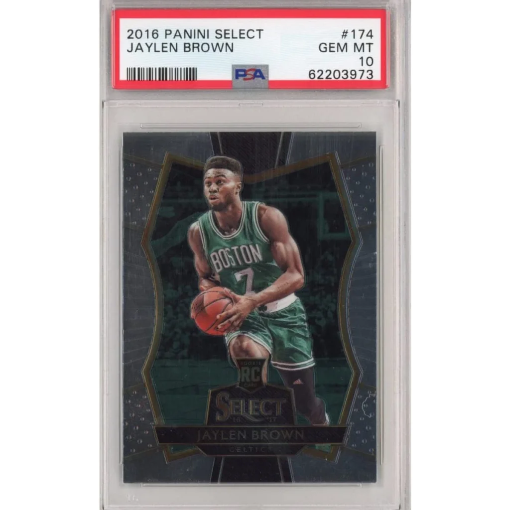 Graded 2016-17 Panini Select Jaylen Brown #174 Premier Rookie RC Basketball Card PSA 10 Gem Mint | Hall of Fame Sports Memorabilia | vintageantiquesgifts.com