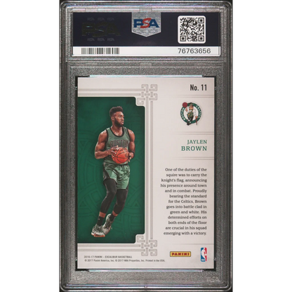 Graded 2016-17 Panini Immaculate Jaylen Brown basketball card PSA Certified Gem