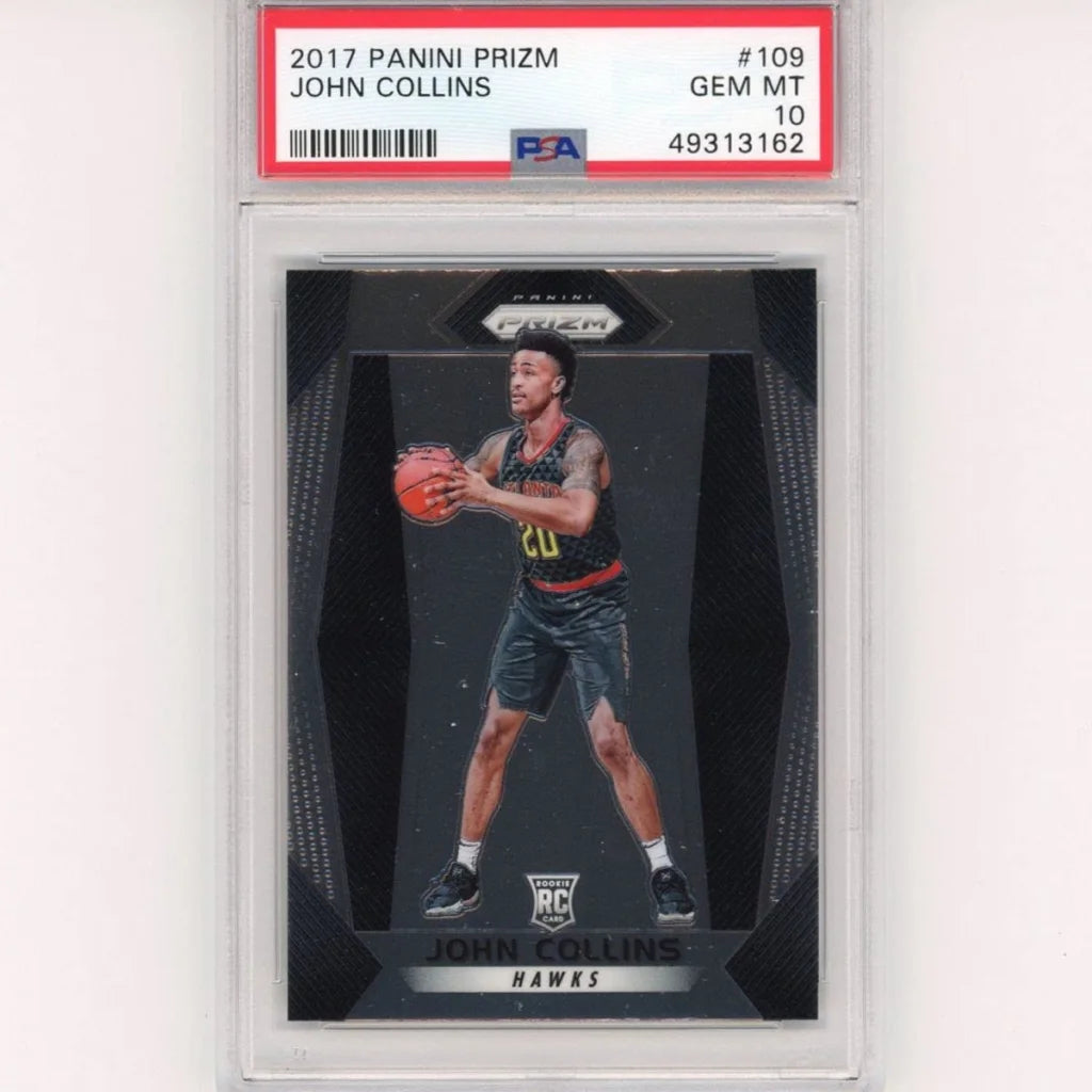 GEM MT 10 2017 Panini Prizm John Collins rookie basketball card