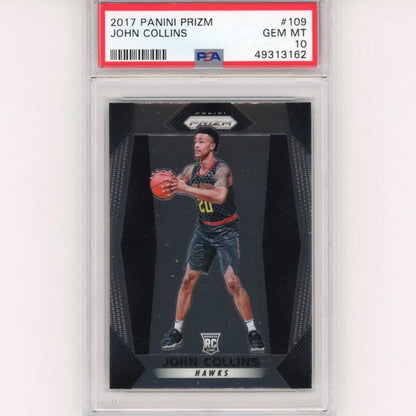 GEM MT 10 2017 Panini Prizm John Collins rookie basketball card