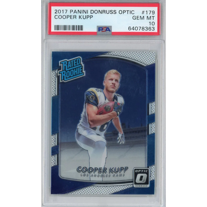 2017 Panini Donruss Optic Cooper Kupp Rookie Card PSA GEM MT 10