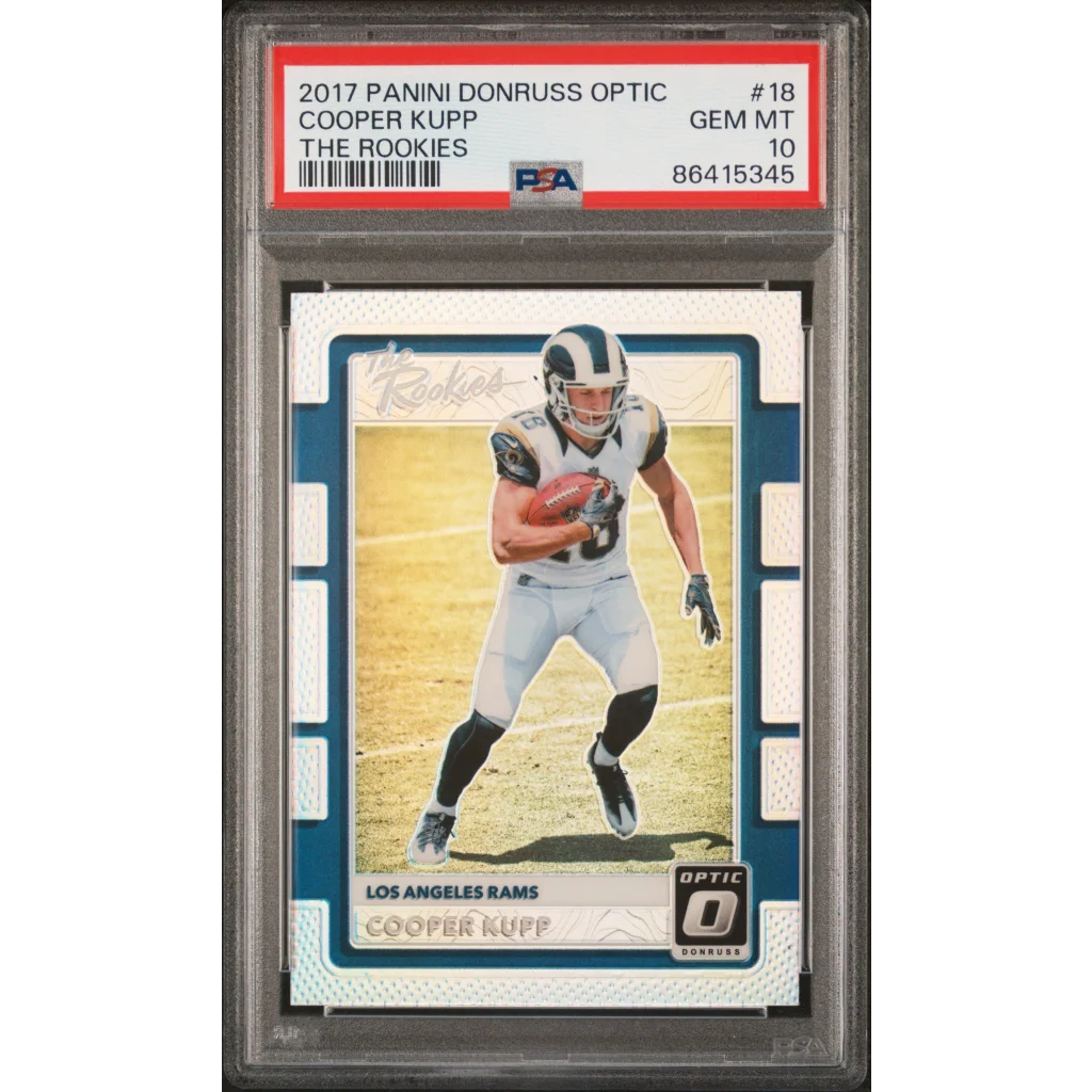 Graded PSA 10 Gem Mint 2017 Panini Donruss Optic Cooper Kupp Rookie Card