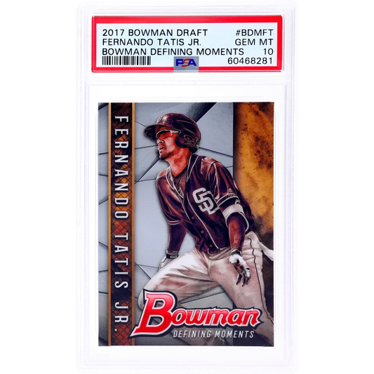 Graded PSA 10 2017 Topps Bowman Draft Fernando Tatis Jr. Rookie Card