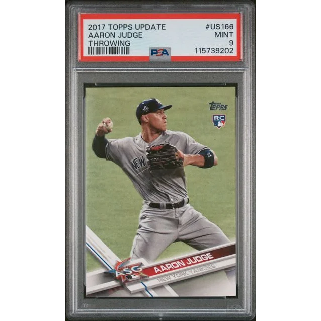 Graded 2017 Topps Update Aaron Judge #US166 Rookie RC Baseball Card PSA 9 Mint | Hall of Fame Sports Memorabilia | vintageantiquesgifts.com