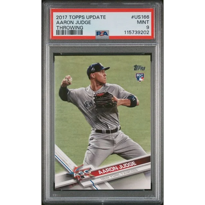 Graded 2017 Topps Update Aaron Judge #US166 Rookie RC Baseball Card PSA 9 Mint | Hall of Fame Sports Memorabilia | vintageantiquesgifts.com