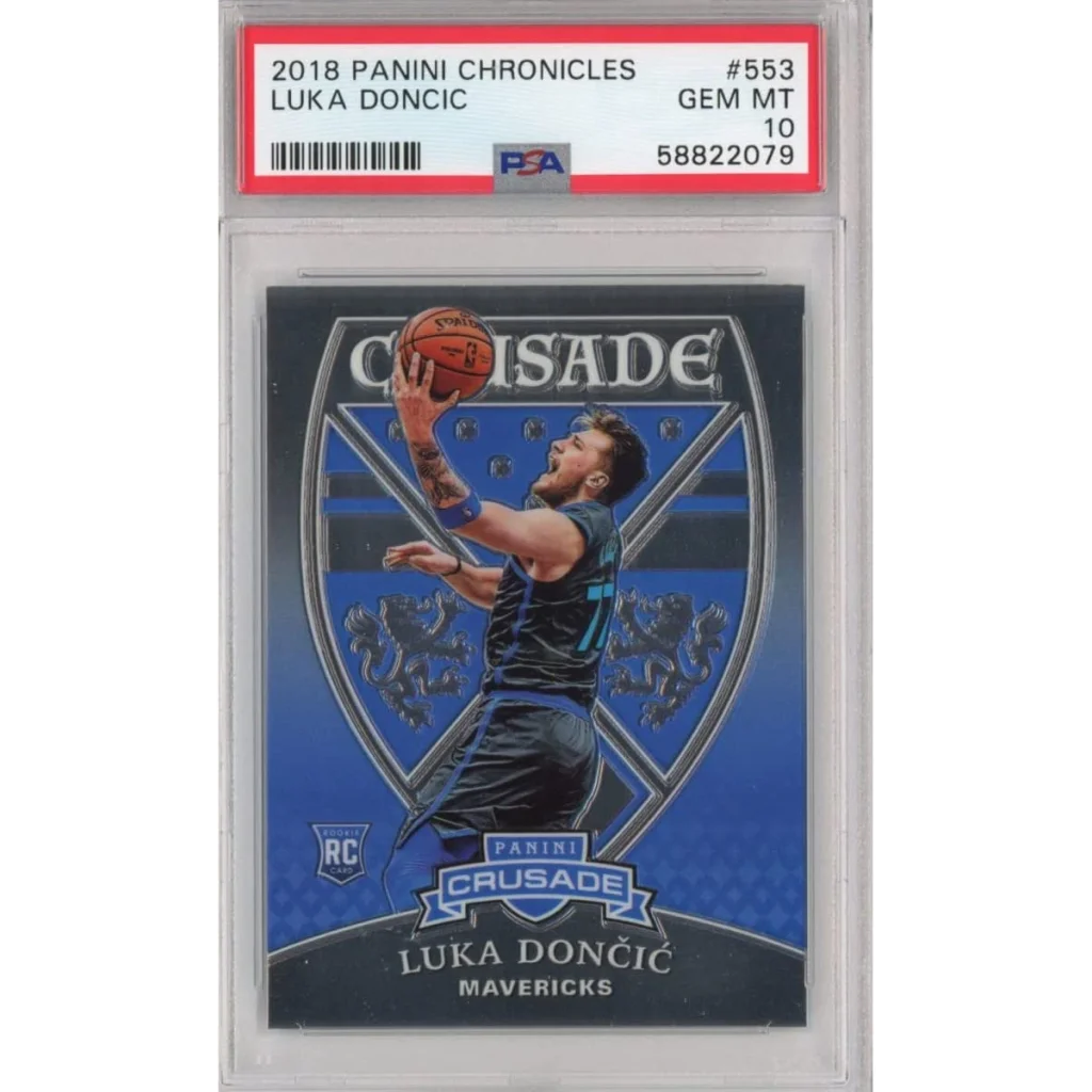 Graded 2018-19 Panini Chronicles Luka Doncic #553 Crusade Rookie RC Basketball Card PSA 10 Gem Mint | Hall of Fame Sports Memorabilia | vintageantiquesgifts.com