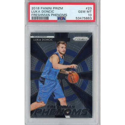 Graded PSA 10 Gem Mint 2018-19 Panini Prizm Luka Doncic #23 Rookie Card