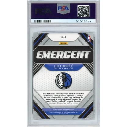 Graded PSA 10 2018-19 Panini Prizm Luka Doncic #3 Rookie Card