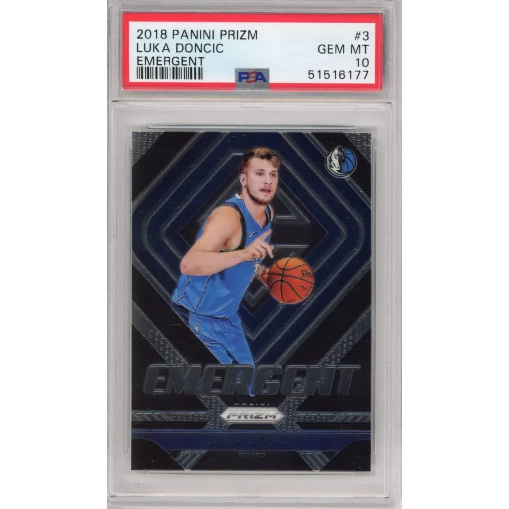 PSA 10 Graded 2018-19 Panini Prizm Luka Doncic Emergent Rookie Card