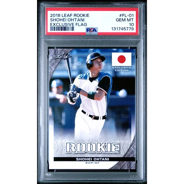 Graded PSA 10 2018 Leaf Rookie Shohei Ohtani #FL-01 Exclusive RC card