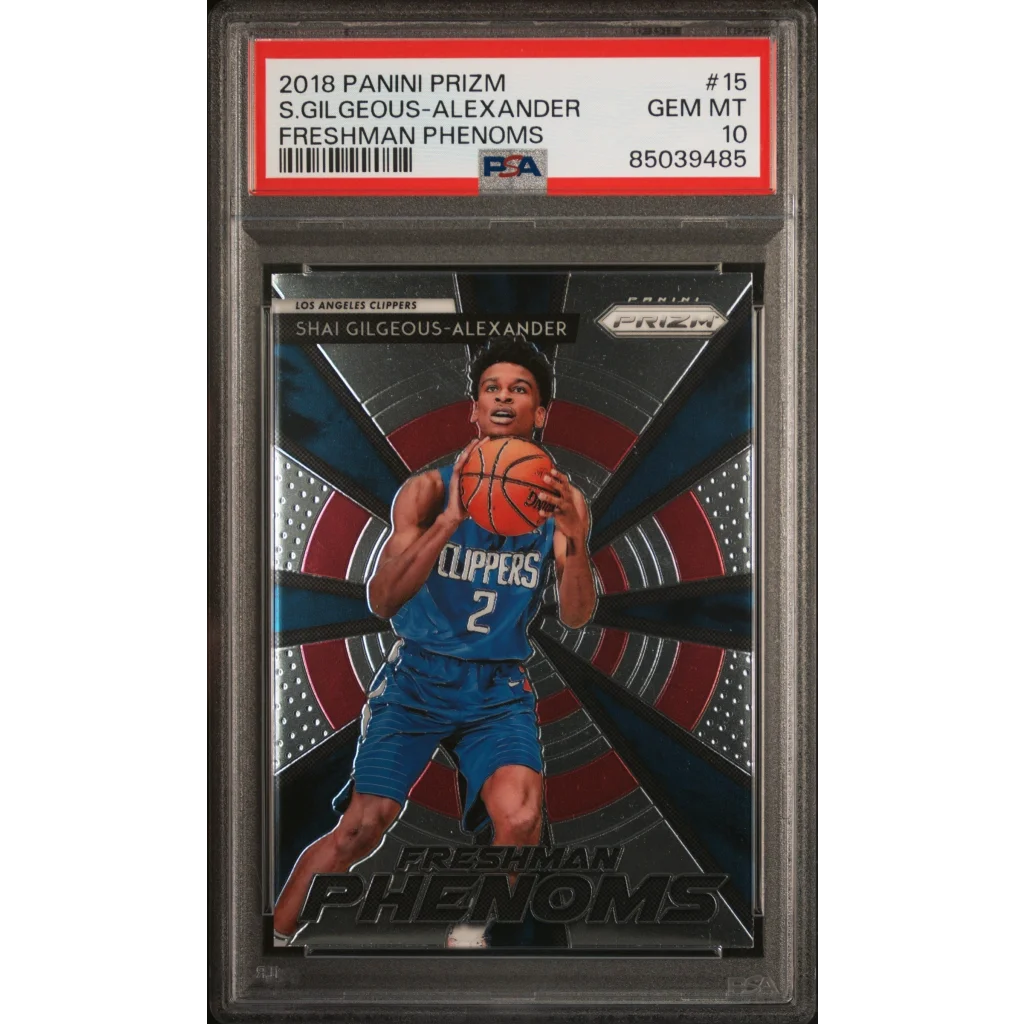 Graded PSA 10 2018 Panini Prizm Shai Gilgeous-Alexander Rookie Card