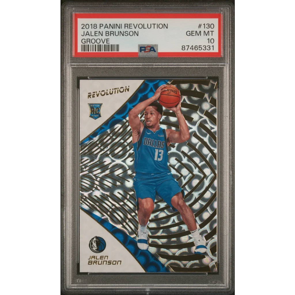 2018 Panini Revolution Jalen Brunson Groove Card PSA GEM MT 10 in Perfect PSA 10 listing