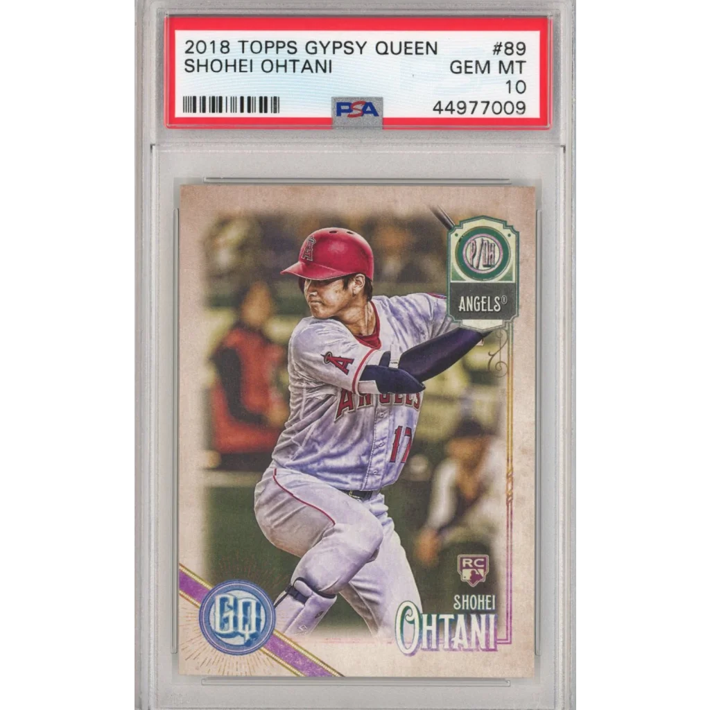 Graded PSA 10 Gem Mint 2018 Topps Gypsy Queen #89 Shohei Ohtani Rookie Card