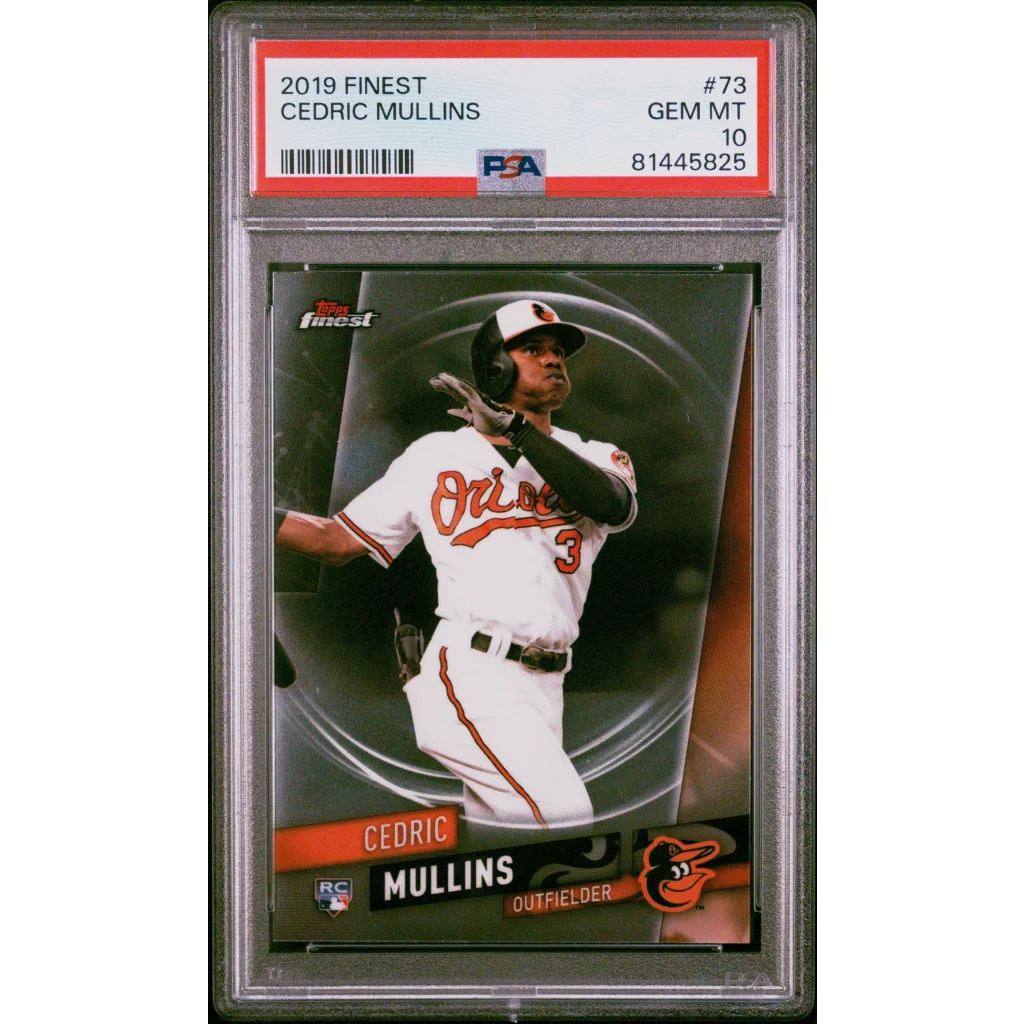 PSA Graded Cedric Mullins Baseball Card Collectible for fans and collectors