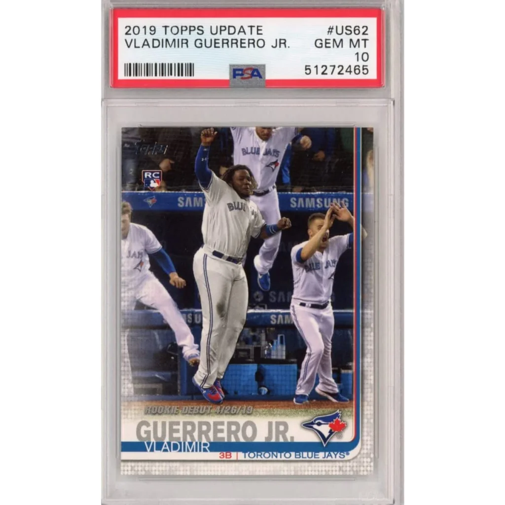 Graded 2019 Topps Update Vladimir Guerrero Jr. #US62 Rookie PSA 10 Gem Mint