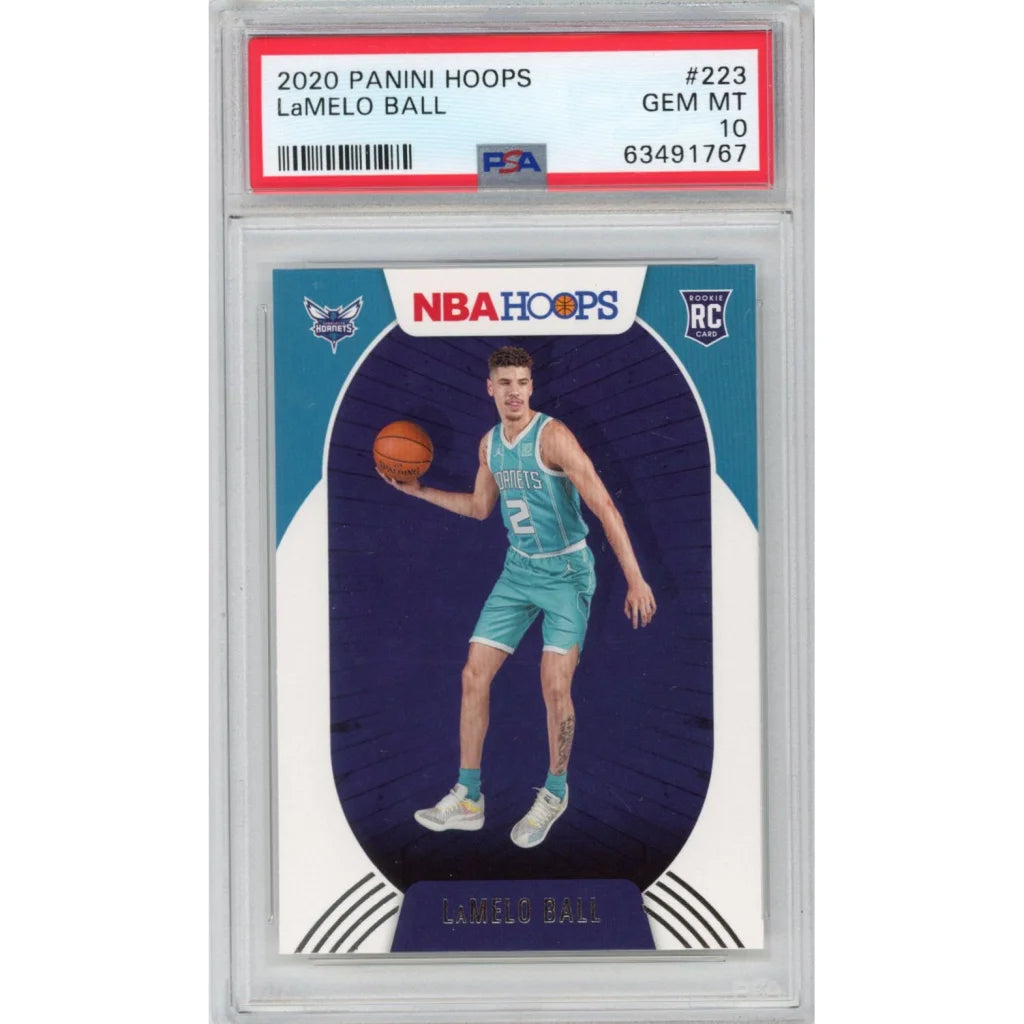 PSA graded LaMelo Ball 2020 rookie card by Professional Sports Authenticator for sports fans