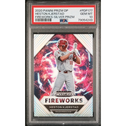 PSA graded Heston Kjerstad rookie baseball card for collectors