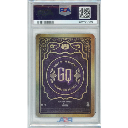 Graded 2020 Topps Gypsy Queen Aaron Judge #19 Tarot Of The Diamond Baseball Card PSA 10 Gem Mint | PSA 10 Gem Mint Graded Baseball Card | vintageantiquesgifts.com