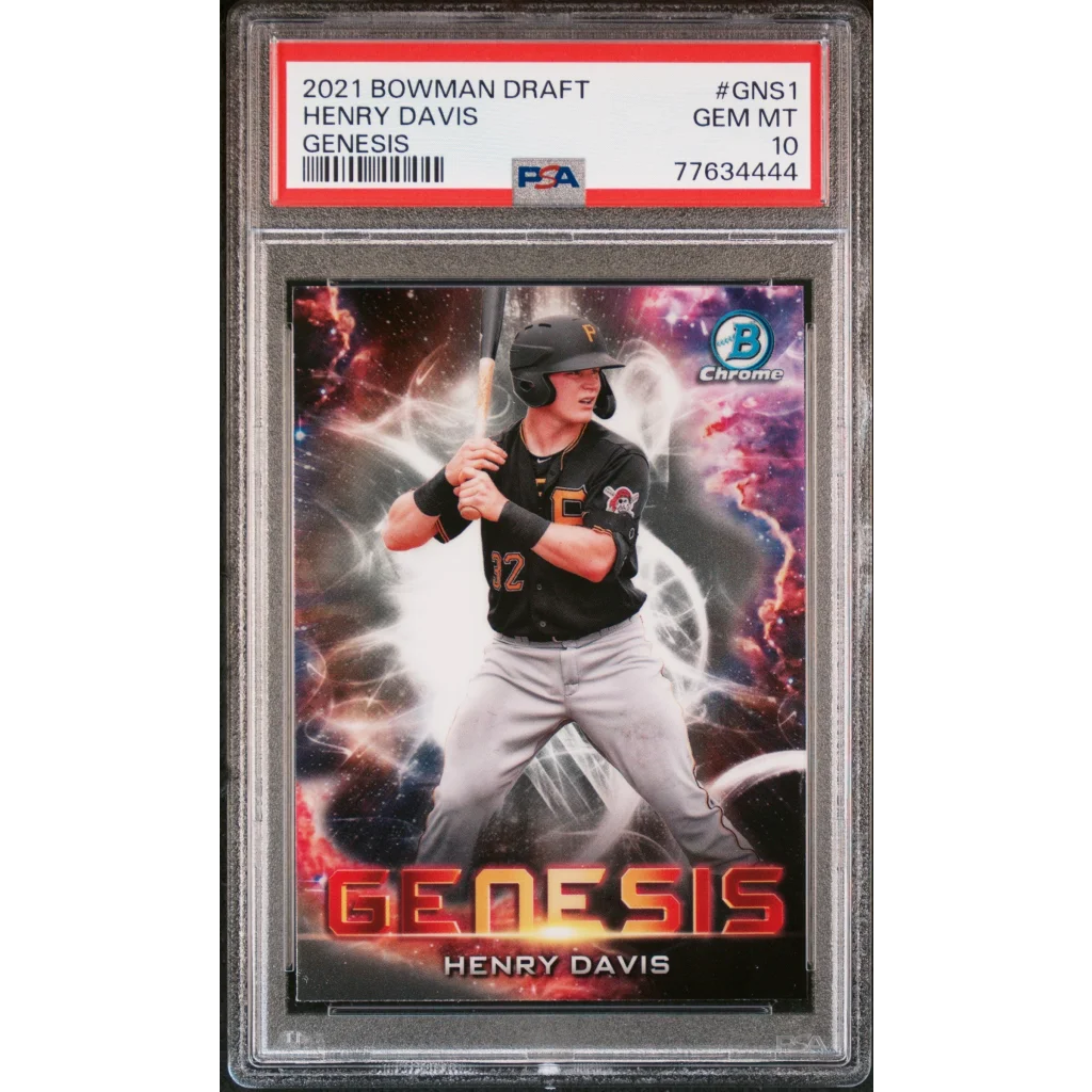 PSA 10 Graded 2021 Bowman Draft Henry Davis #GNS1 Rookie Card