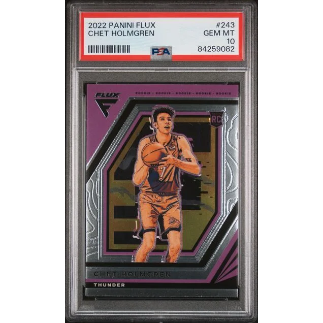 PSA GEM MT 10 Chet Holmgren rookie card by Professional Sports Authenticator, sports authentic