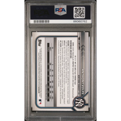 PSA Graded Anthony Volpe Baseball Card ready to own, perfect for collectors
