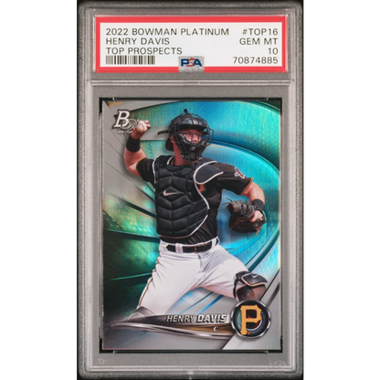 Henry Davis holographic PSA 10 GEM MT baseball card for sale