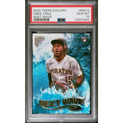 Graded 2022 Topps Gallery Oneil Cruz #NW12 Next Wave Rookie RC Baseball Card PSA 10 Gem Mint | Hall of Fame Sports Memorabilia | vintageantiquesgifts.com